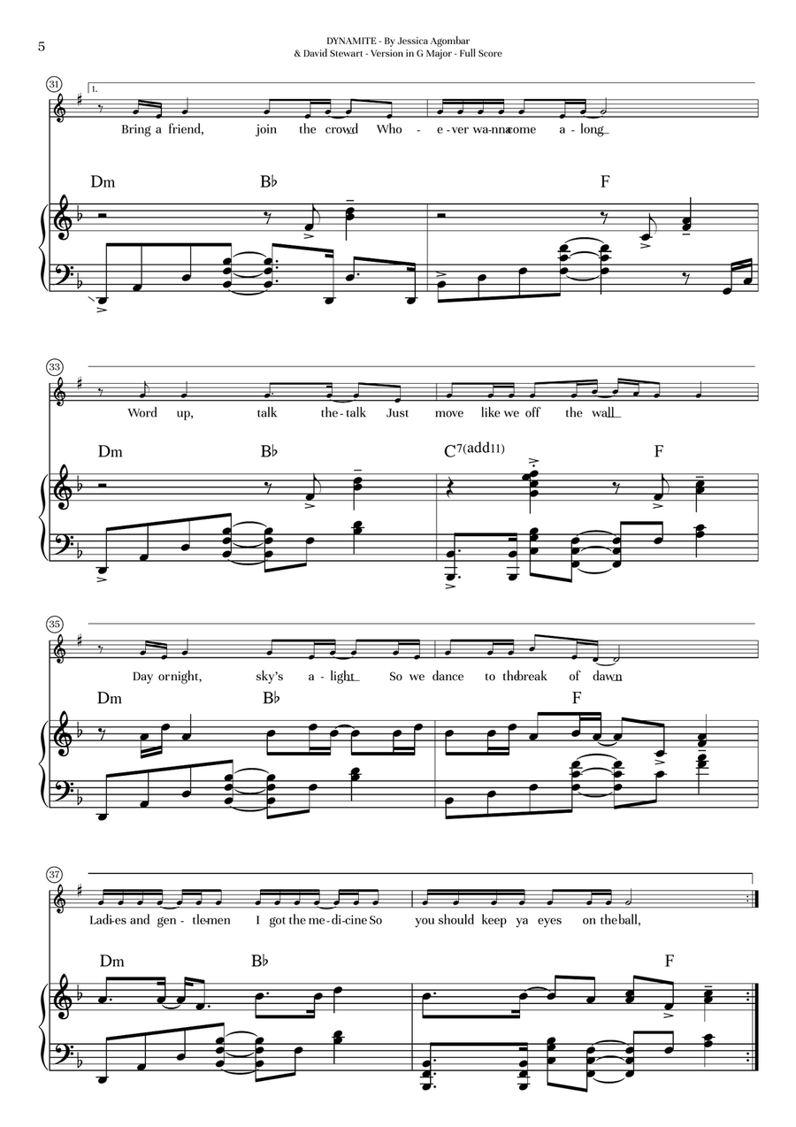 Dynamite Dynamite Chamber Music scores gallery preview page 6