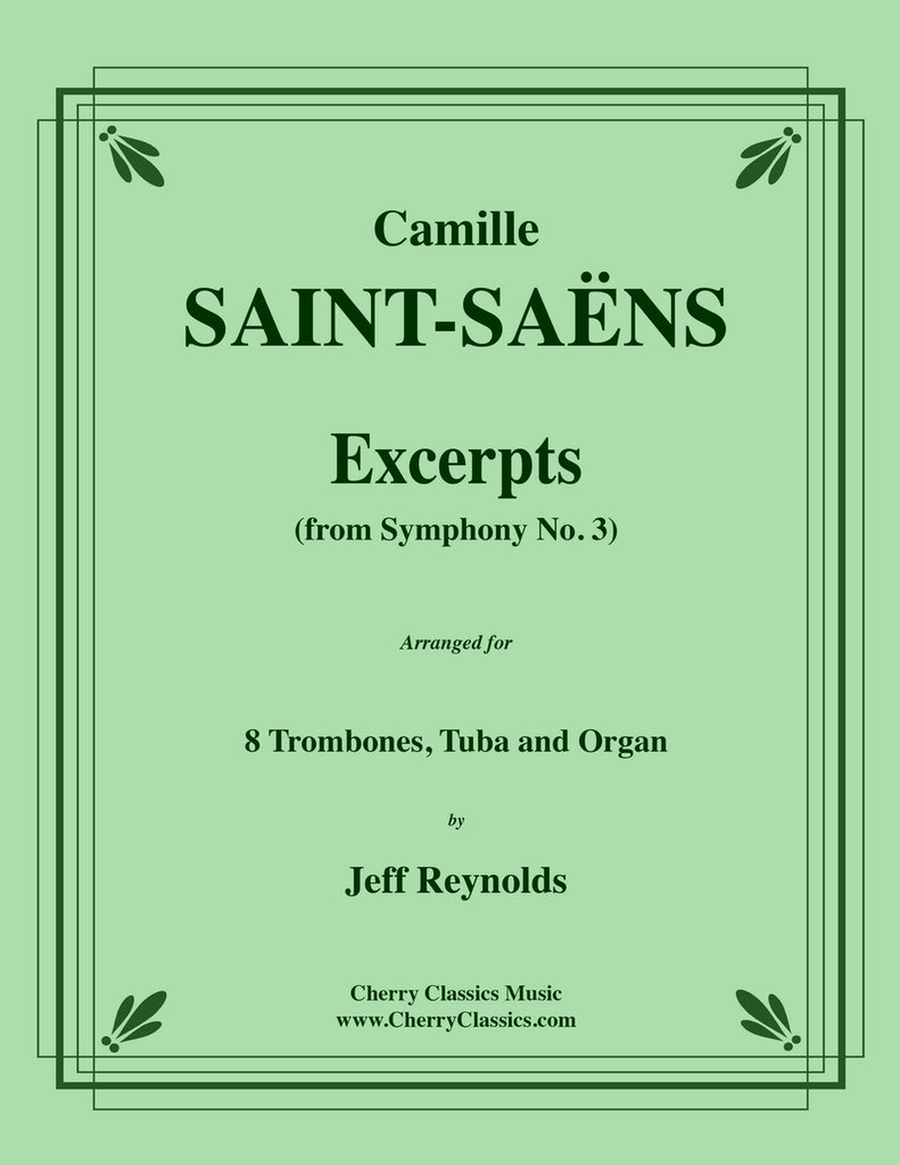 Symphony No. 3 Finale for Trombones, Tuba & Organ Trombone scores gallery preview page 1