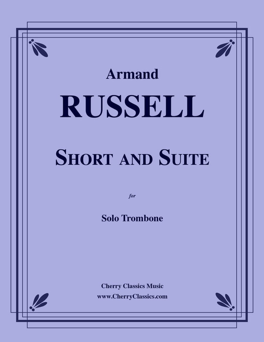 Short and Suite for Solo Trombone Trombone scores gallery preview page 1