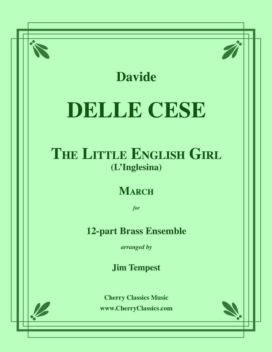 The Little English Girl (L’Inglesina) March for 12-part Brass Ensemble Score scores gallery preview page 1