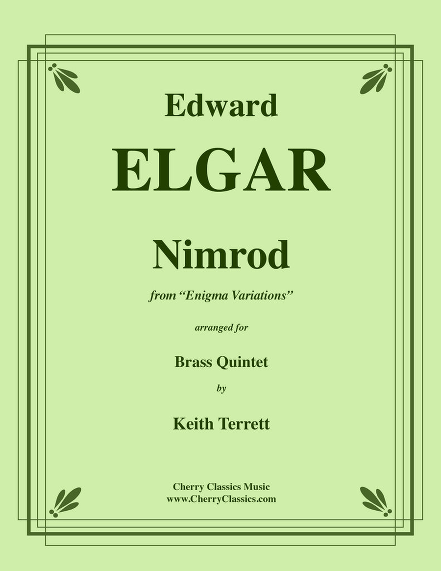 Nimrod from Enigma Variations for Brass Quintet Brass Quintet scores gallery preview page 1