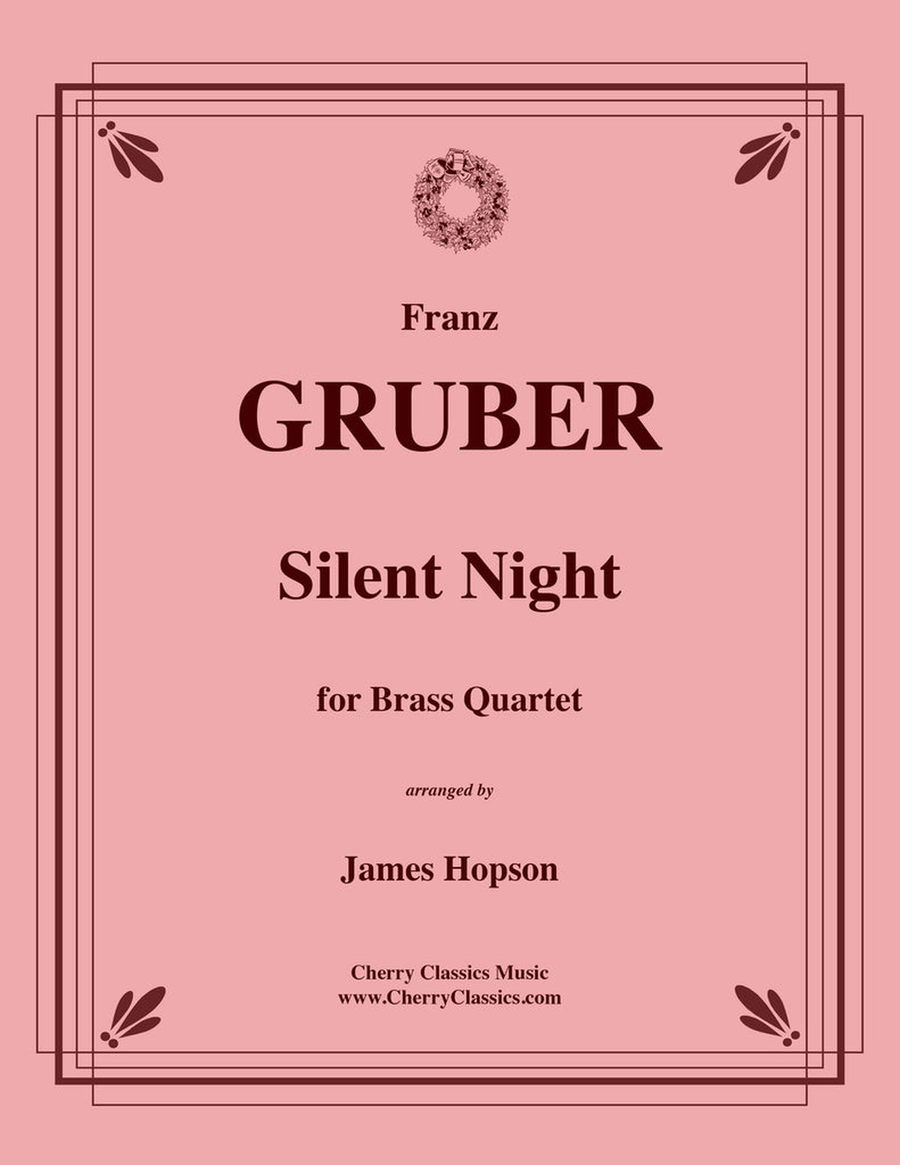 Silent Night for Brass Quartet Brass Quartet scores gallery preview page 1