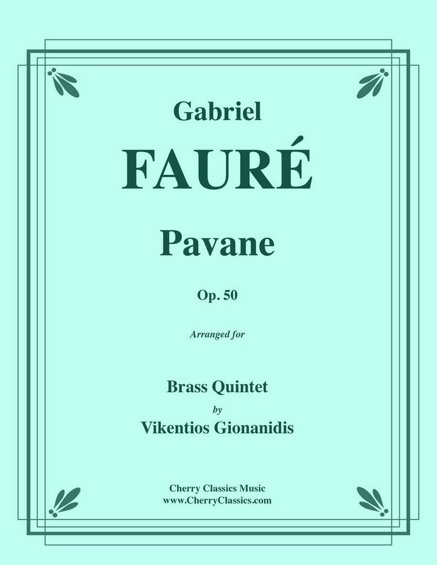 Pavane, Op. 50 for Brass Quintet Brass Quintet scores gallery preview page 1