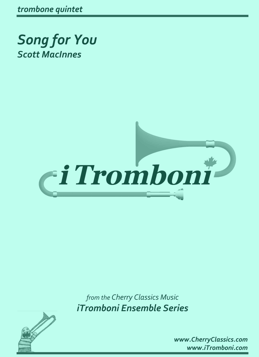 Song for You for Trombone Quintet Trombone scores gallery preview page 1