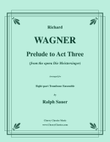 Prelude to Act III of Die Meistersinger for 8-part Trombone Ensemble