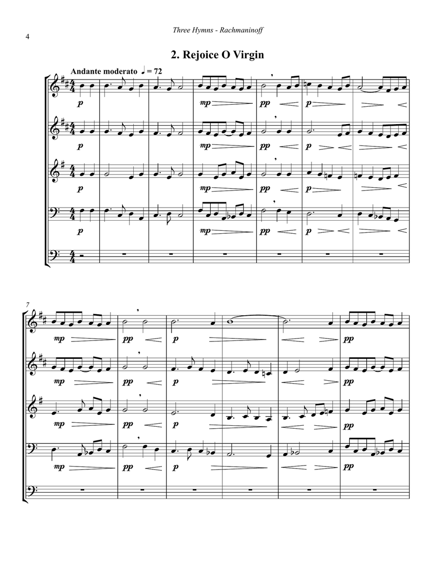 Three Hymns from 