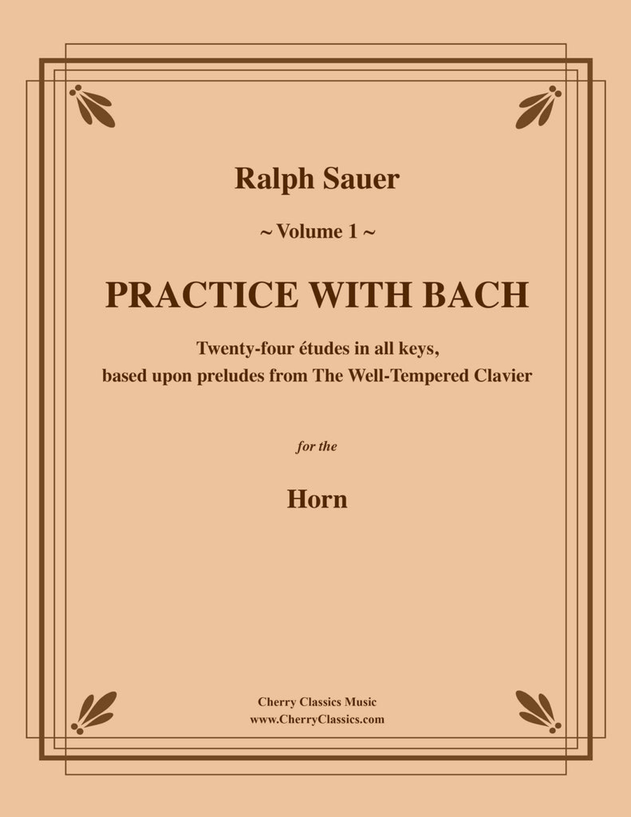 Practice With Bach for the Horn, Volume 1 A Cappella scores gallery preview page 1