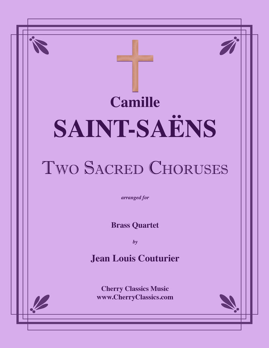 Two Sacred Choruses for Brass Quartet Brass Quartet scores gallery preview page 1