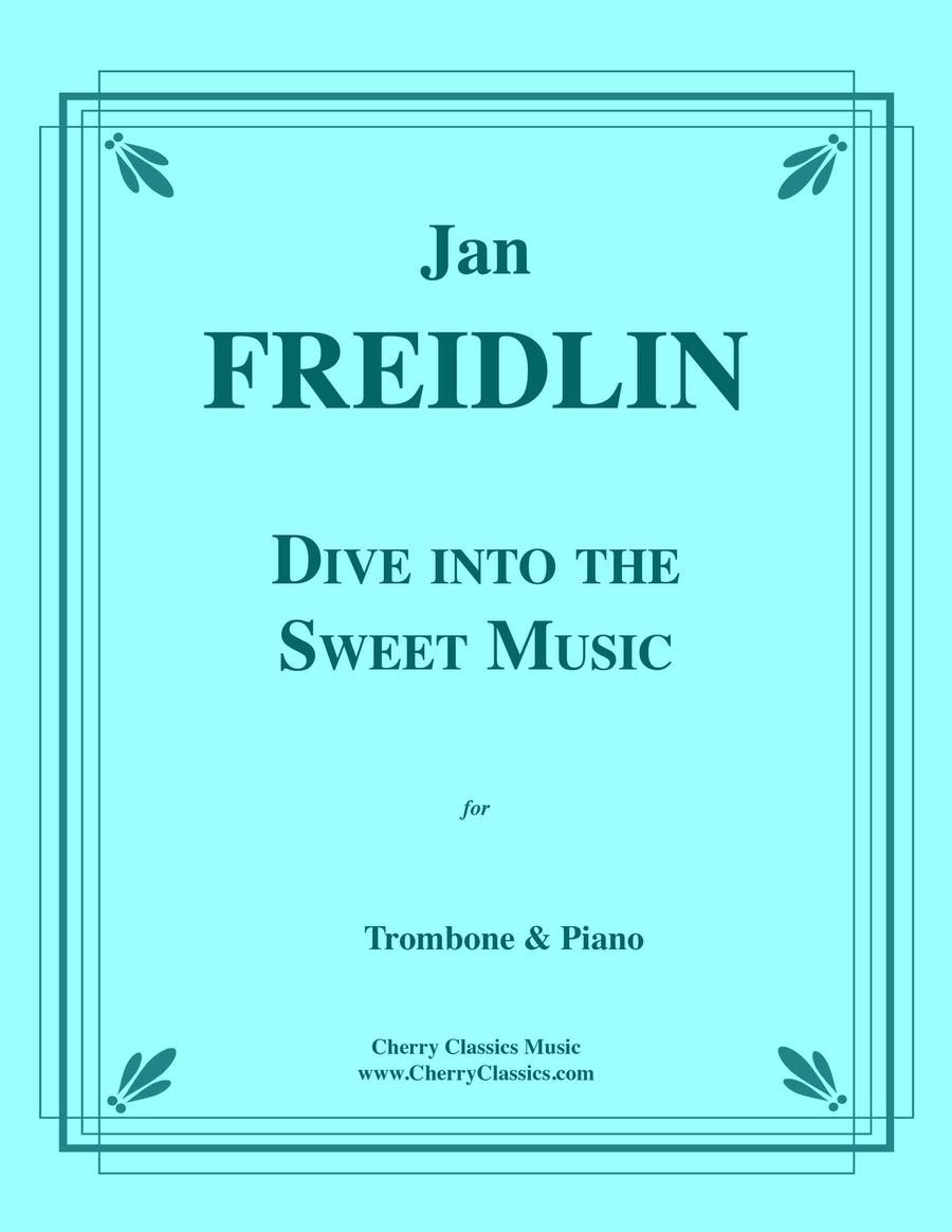 Dive Into The Sweet Music for Trombone and Piano Piano Accompaniment scores gallery preview page 1
