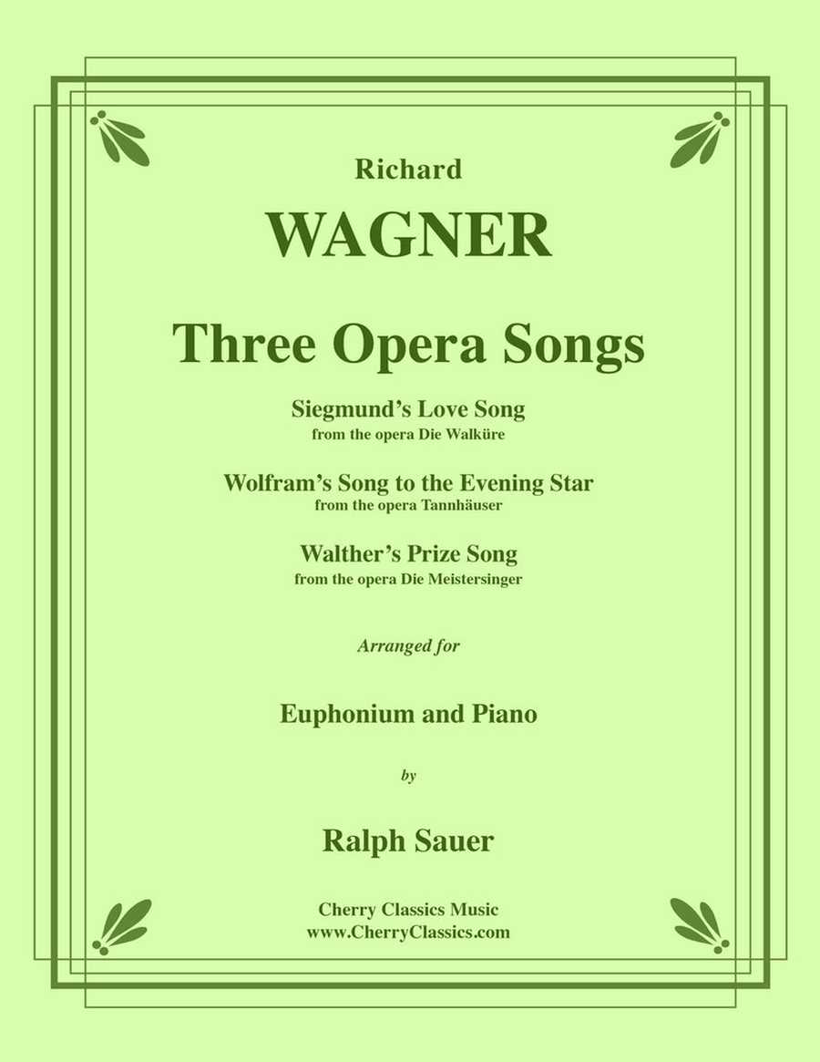 Three Opera Songs for Euphonium and Piano Euphonium scores gallery preview page 1
