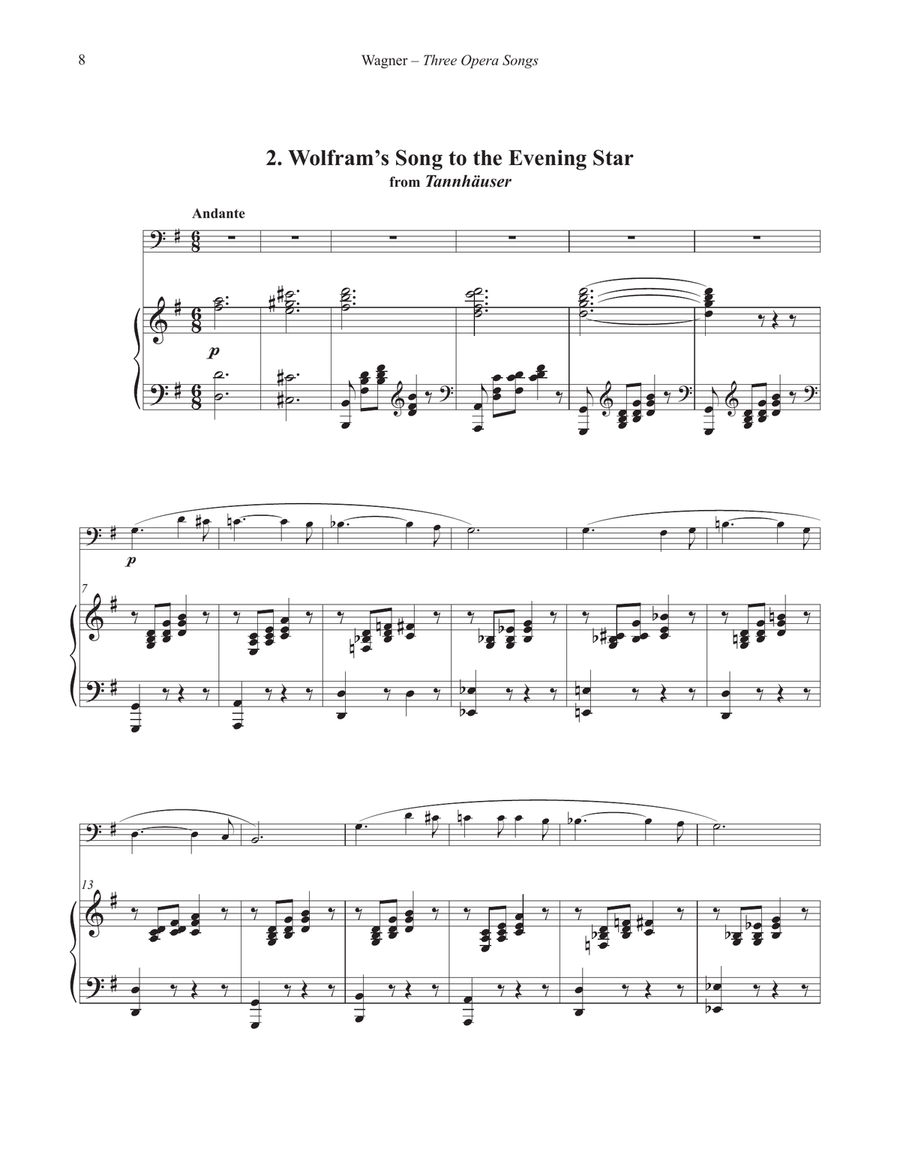 Three Opera Songs for Euphonium and Piano Euphonium scores gallery preview page 6