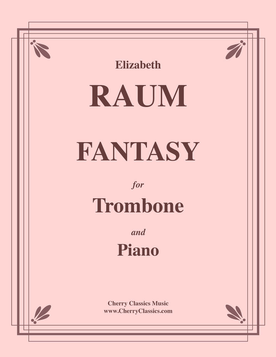 Fantasy for Trombone and Piano Piano Accompaniment scores gallery preview page 1