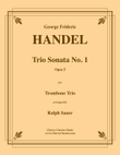 Trio Sonata Op. 5 No. 1 for Trombone Trio