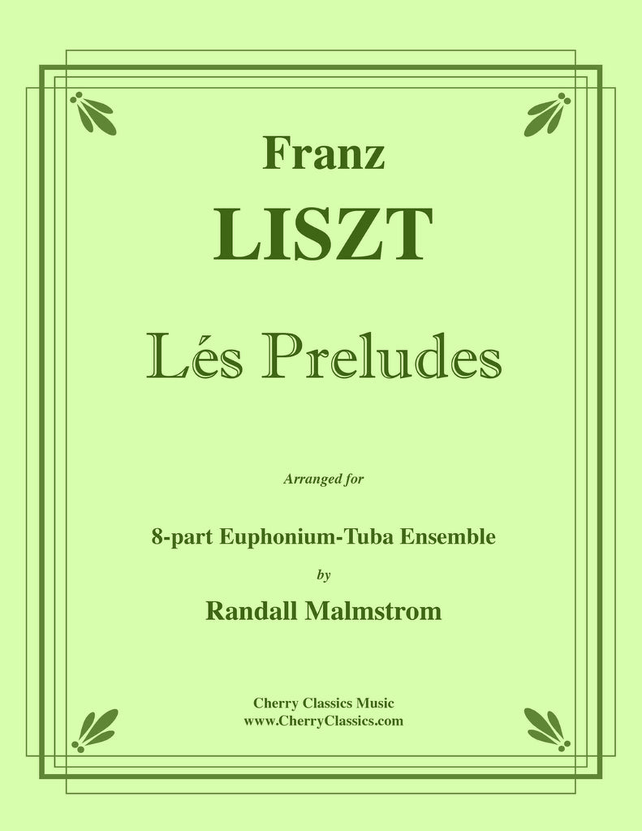 Lés Preludes for 8-part Euphonium-Tuba Ensembl Euphonium scores gallery preview page 1
