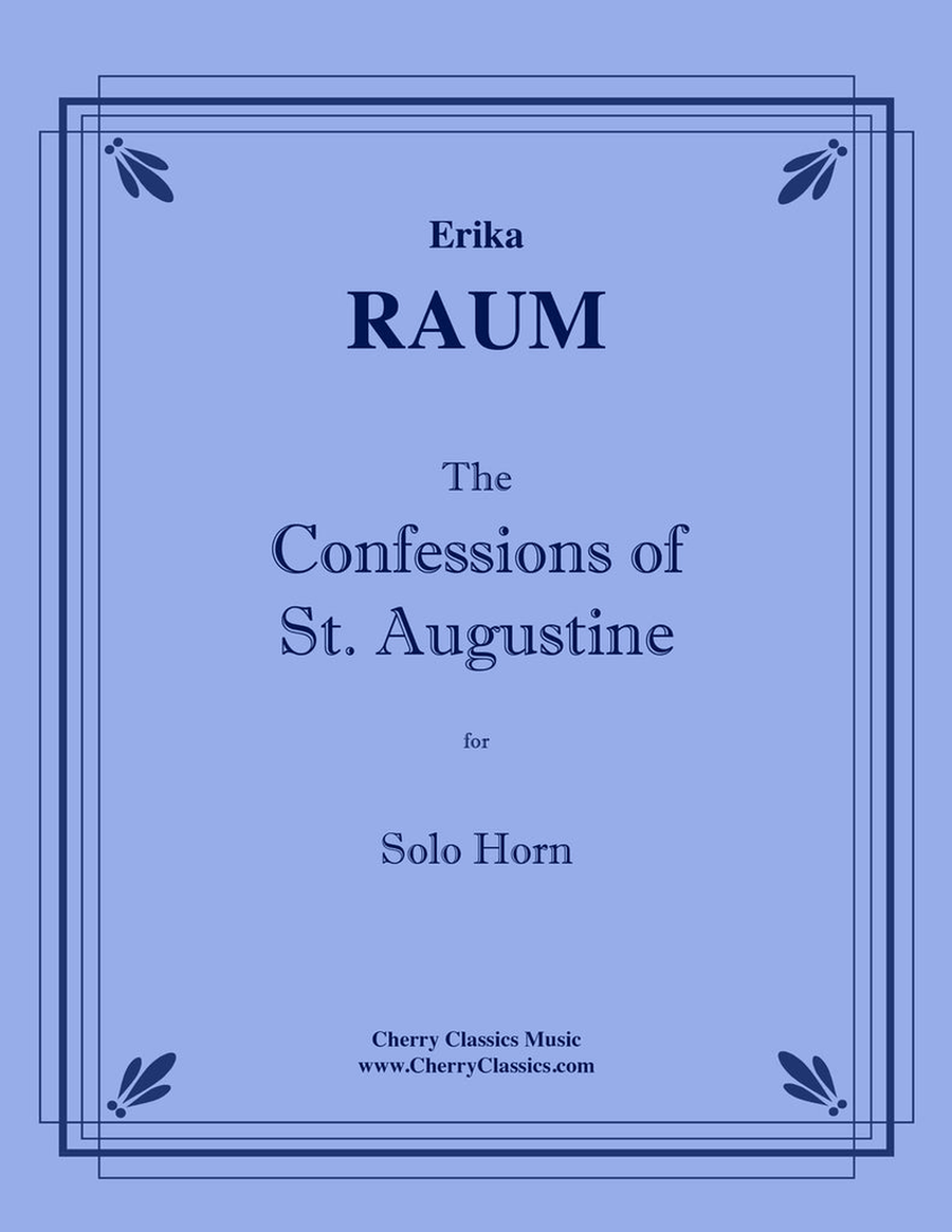 The Confessions of St. Augustine for Solo Horn A Cappella scores gallery preview page 1
