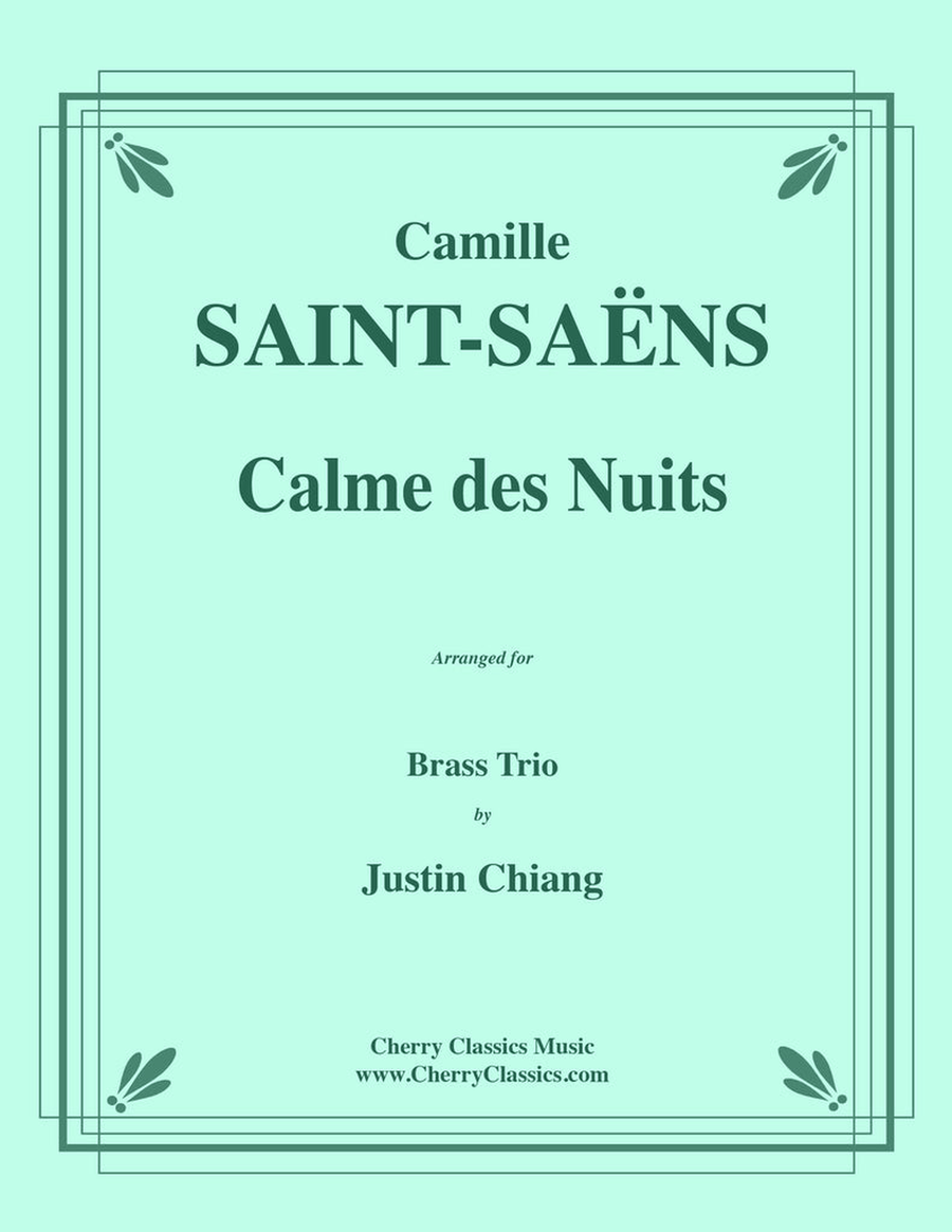 Calme des Nuits for Brass Trio Brass Trio scores gallery preview page 1