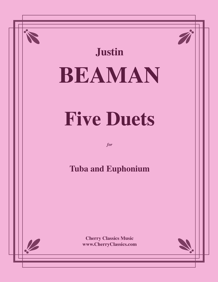 Five Duets for Tuba and Euphonium Brass Duet scores gallery preview page 1