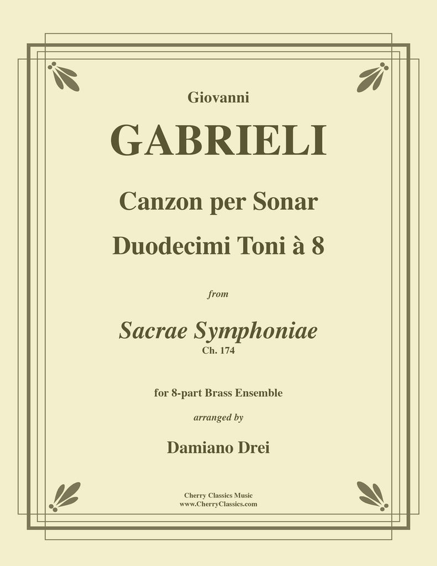 Twelve Hymn Preludes and Offertories for 4-part Brass Ensemble, Volume 1 4-Part scores gallery preview page 1
