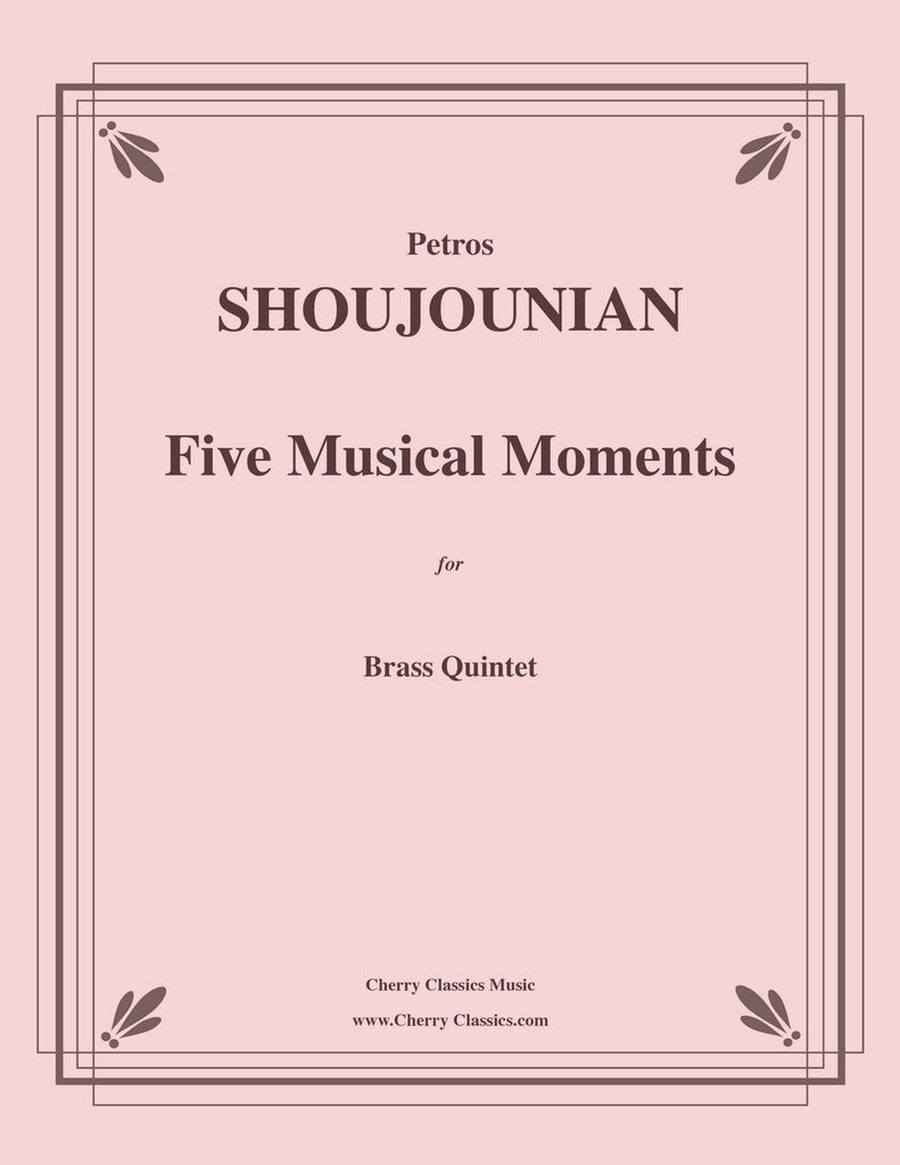Five Musical Moments for Brass Quintet Brass Quintet scores gallery preview page 1