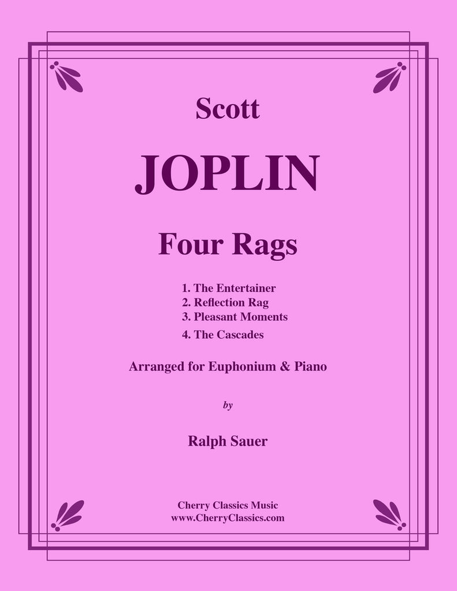 Four Rags for Euphonium and Piano Euphonium scores gallery preview page 1