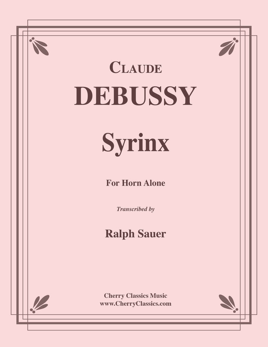 Syrinx for Unaccompanied Horn A Cappella scores gallery preview page 1