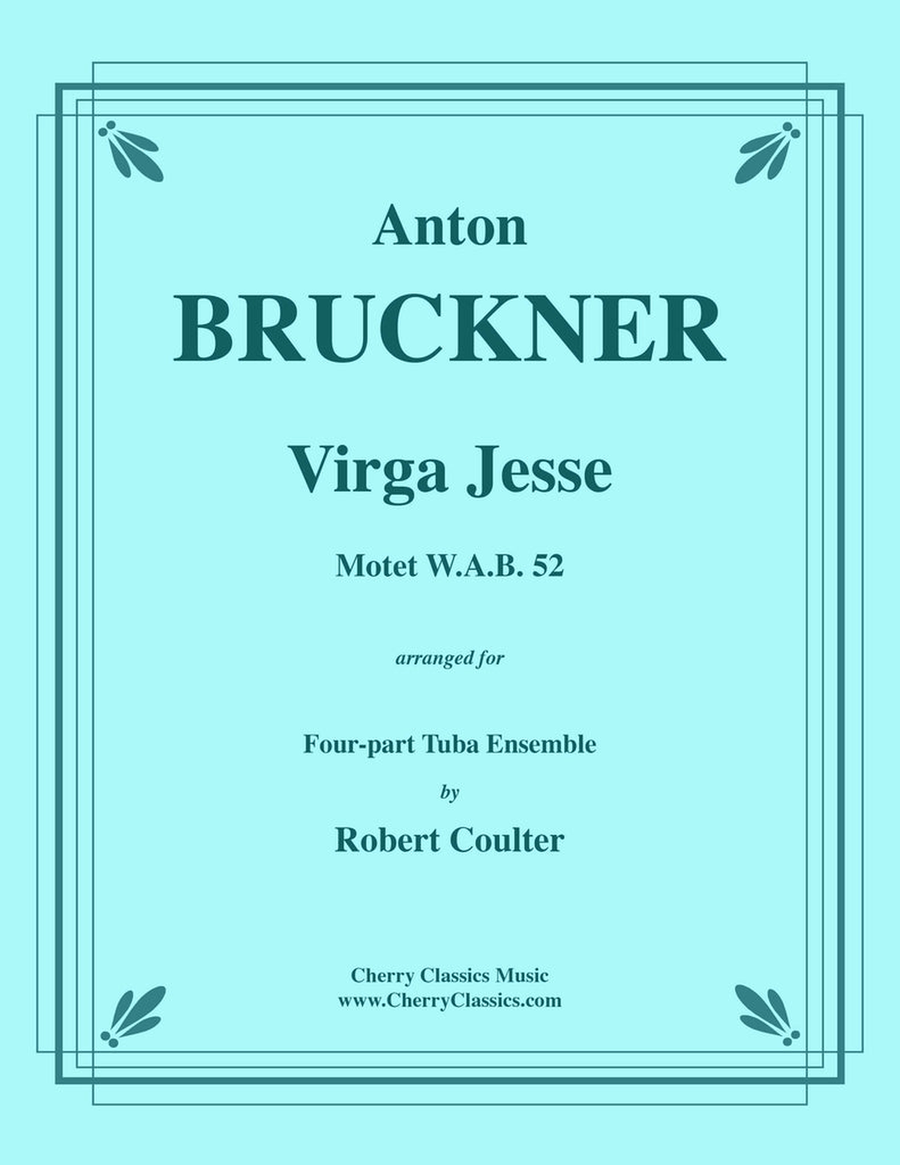 Virga Jesse, Motet for 4-part Tuba Ensemble 4-Part scores gallery preview page 1