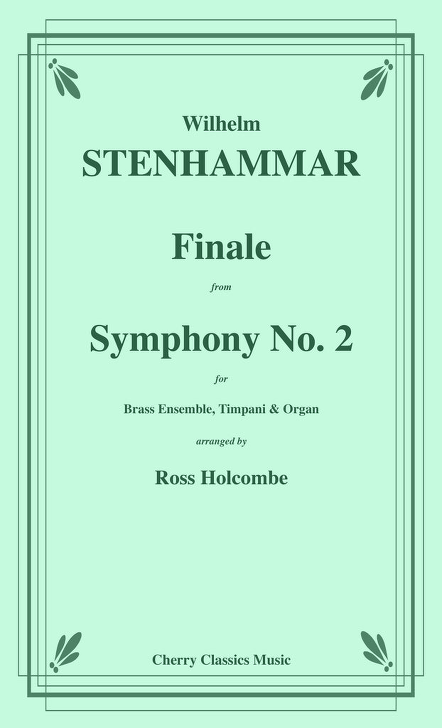 Finale from Symphony No. 2 for Brass Ensemble, Timpani & Organ Organ scores gallery preview page 1