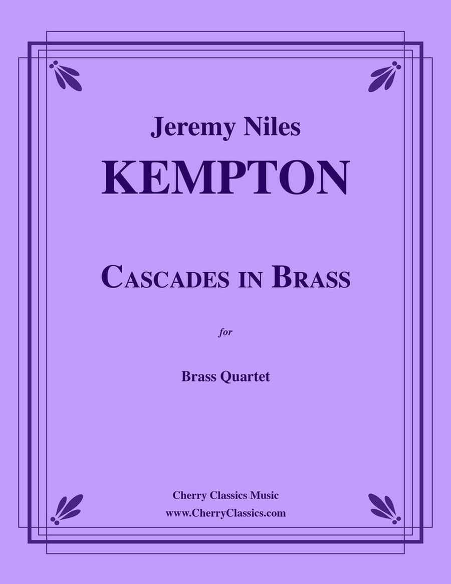 Cascades in Brass for Brass Quartet Brass Quartet scores gallery preview page 1