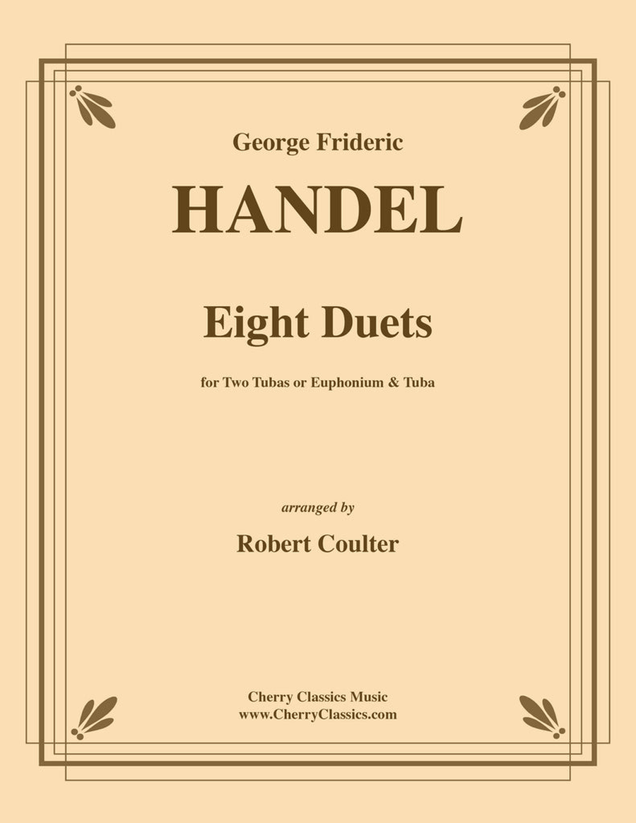 Eight Duets for Euphonium and Tuba or Two Tubas Brass Duet scores gallery preview page 1
