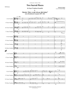 Two Sacred Pieces for 8-part Trombone Ensemble Trombone scores gallery preview page 4