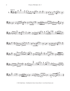 Practice With Bach for the Tenor Trombone Volume 5 Trombone scores gallery preview page 3