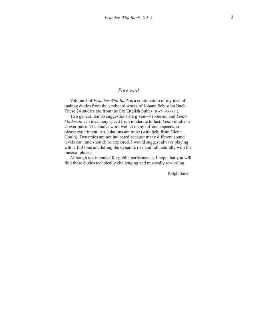 Practice With Bach for the Tuba Volume 5 by Ralph Sauer Tuba - Sheet Music page 2