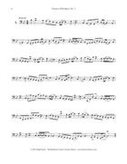 Practice With Bach for the Bass Trombone Volume 5 Trombone scores gallery preview page 3