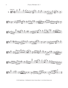 Practice With Bach for the Alto Trombone Volume 5 Trombone scores gallery preview page 3