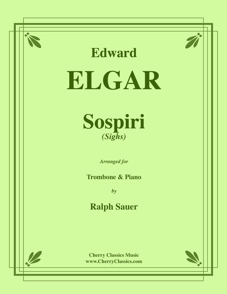 Sospiri for Trombone and Piano Piano Accompaniment scores gallery preview page 1