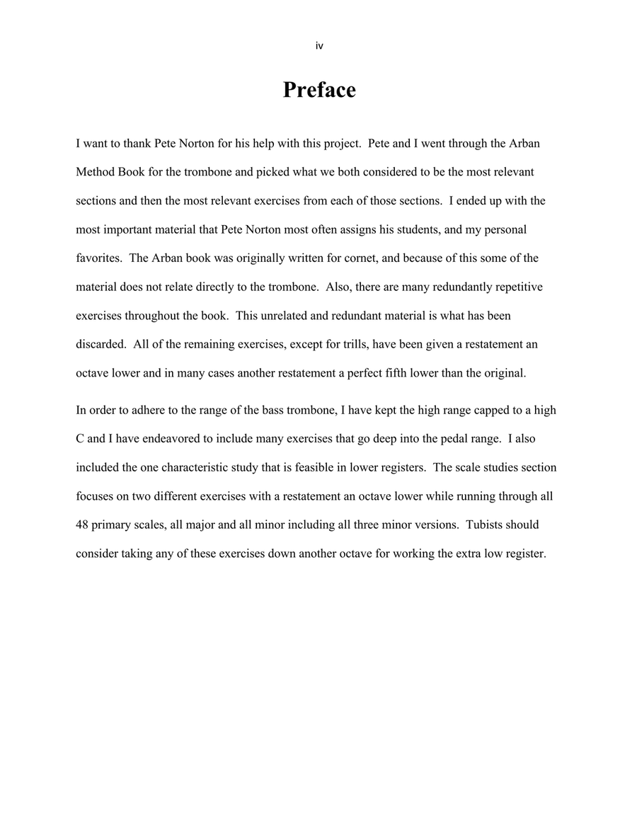 Selected Studies and Scales for Bass Trombone or Tuba Trombone scores gallery preview page 3