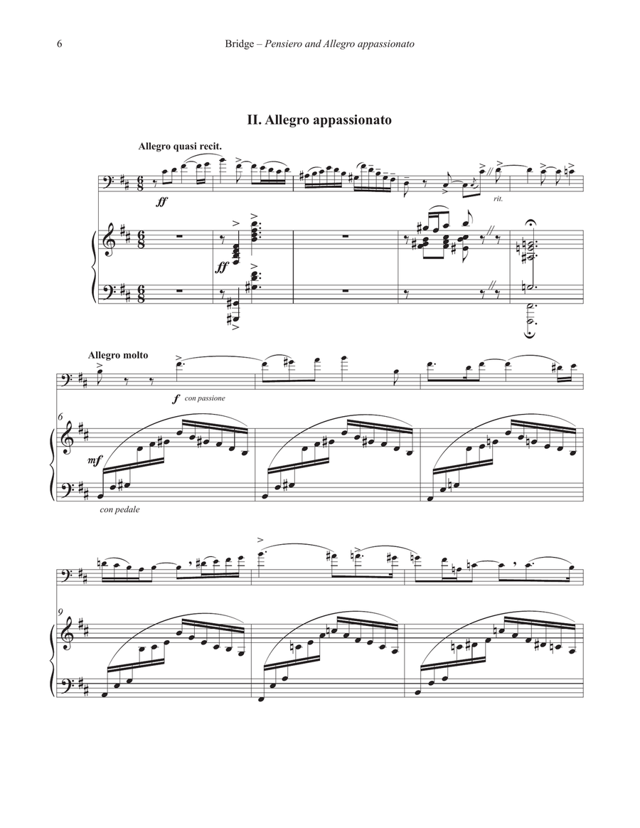 Pensiero and Allegro Appassionato for Euphonium and Piano Euphonium scores gallery preview page 4