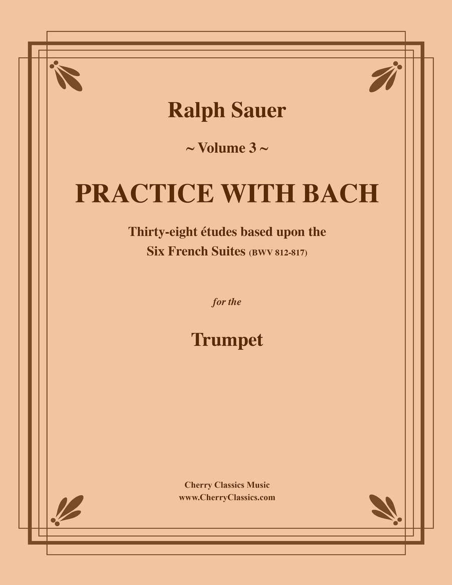 Practice With Bach for the Trumpet Volume 3 Trumpet scores gallery preview page 1