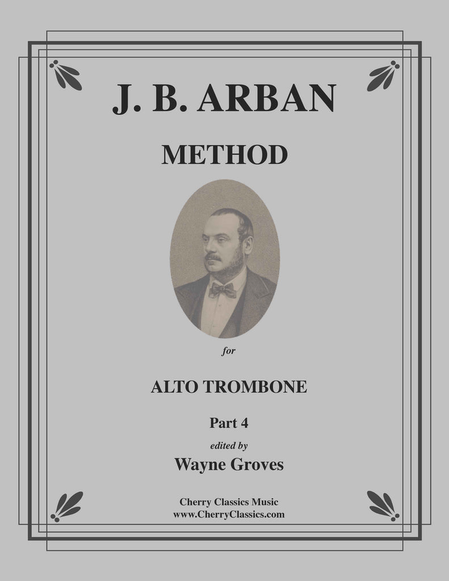 Arban Method for Alto Trombone Part 4 Trombone scores gallery preview page 1