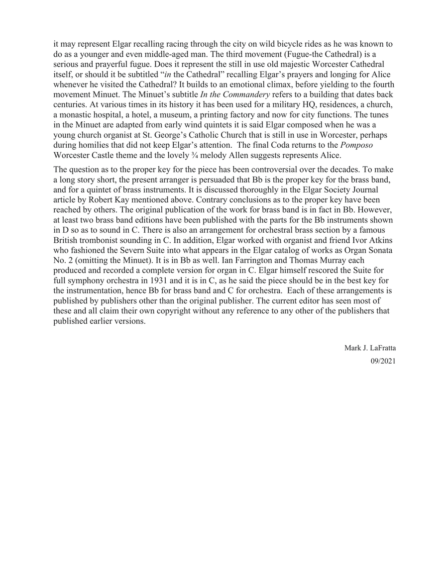 The Severn Suite for Brass Quintet Brass Quintet scores gallery preview page 3