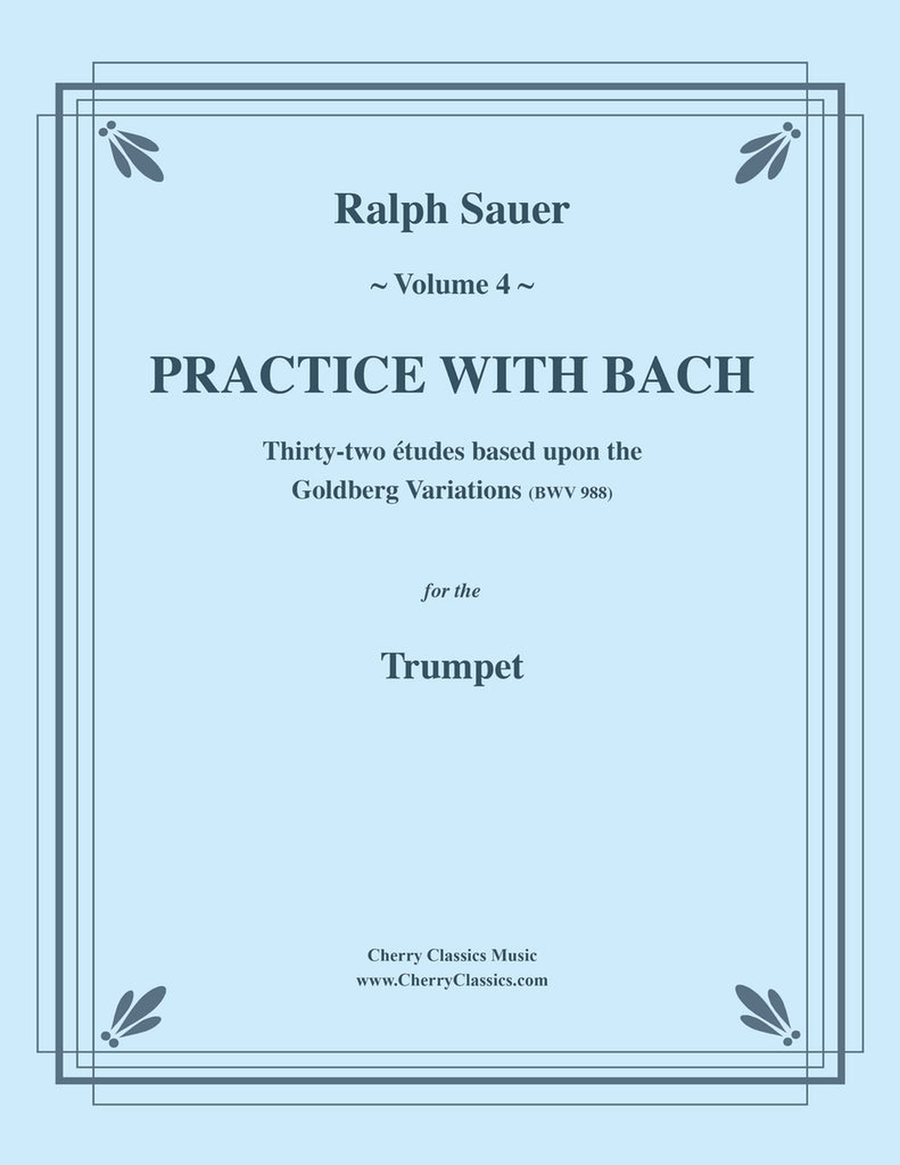 Practice With Bach for the Trumpet, Volume 4 Trumpet scores gallery preview page 1