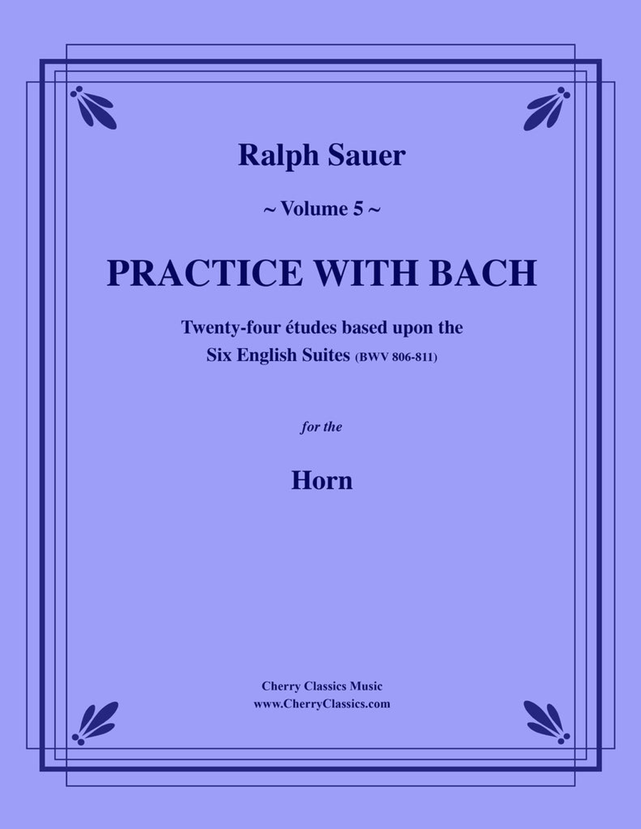 Practice With Bach for the Horn, Volume 5 A Cappella scores gallery preview page 1