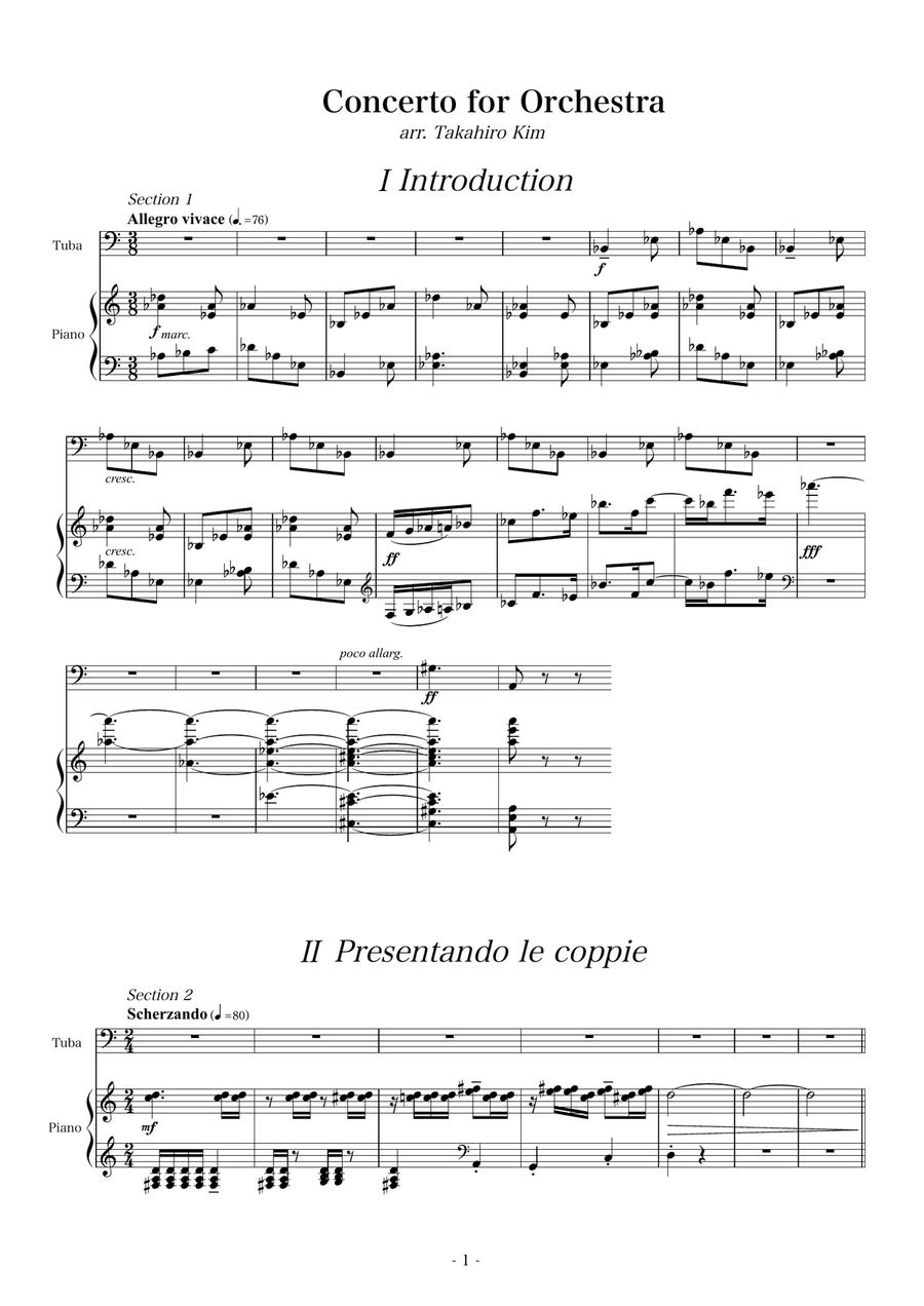 Orchestral Excerpts for Tuba with Piano accompaniment, Volume I Tuba scores gallery preview page 5