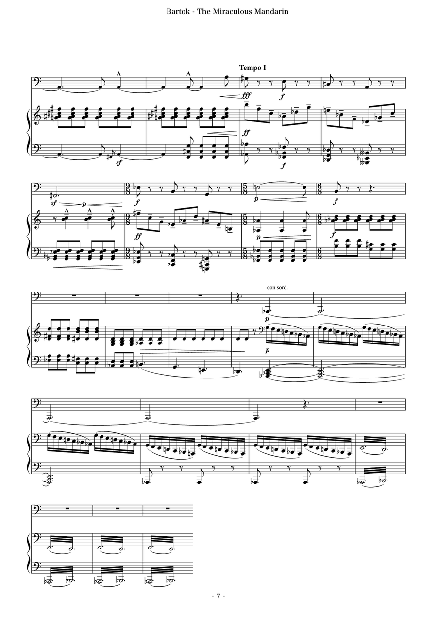 Orchestral Excerpts for Tuba with Piano accompaniment, Volume I Tuba scores gallery preview page 7