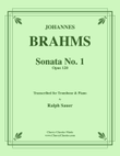 Sonata No 1, Op. 120 for Trombone and Piano