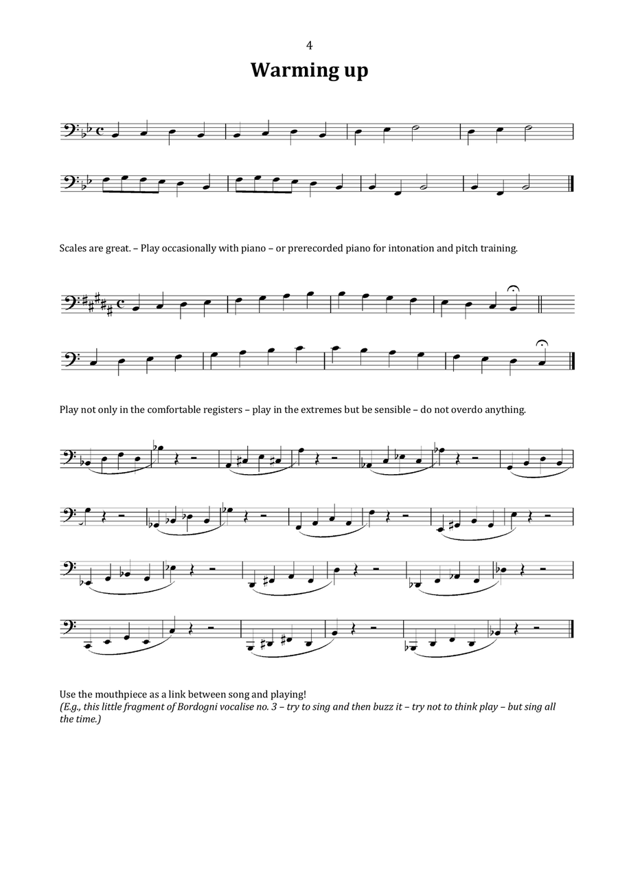 Warmups for Trombone Warmups for Trombone Trombone scores gallery preview page 5