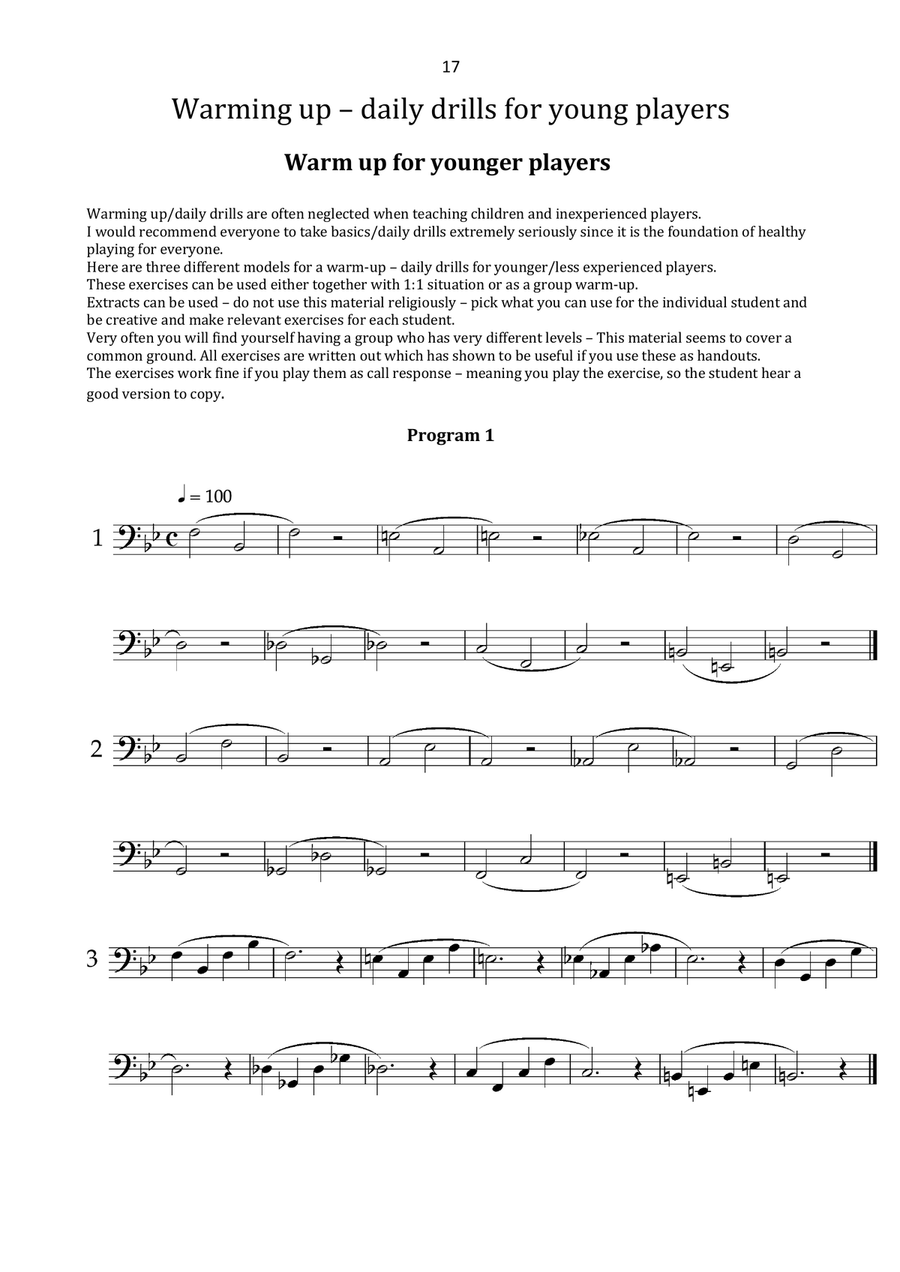 Warmups for Trombone Warmups for Trombone Trombone scores gallery preview page 7