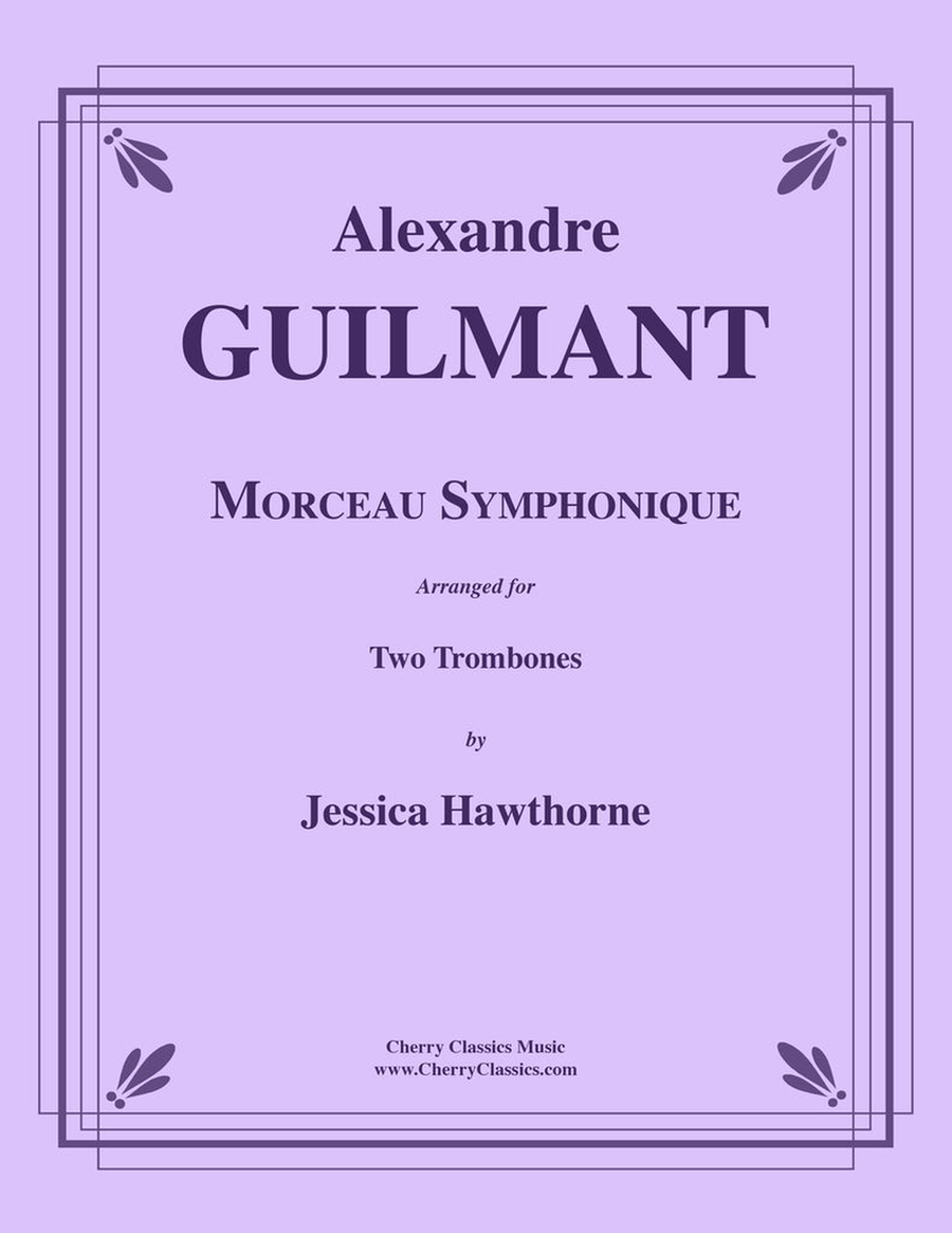 Morceau Symphonique for Two Trombones Trombone Duet scores gallery preview page 1