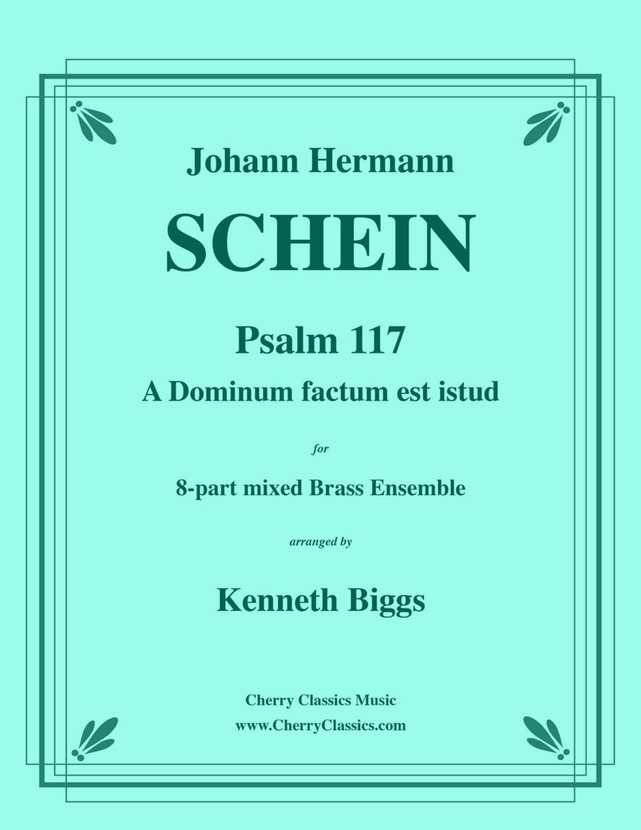A Dominum factum est istud Psalm 117 for Mixed 8-part Brass Ensemble Score scores gallery preview page 1