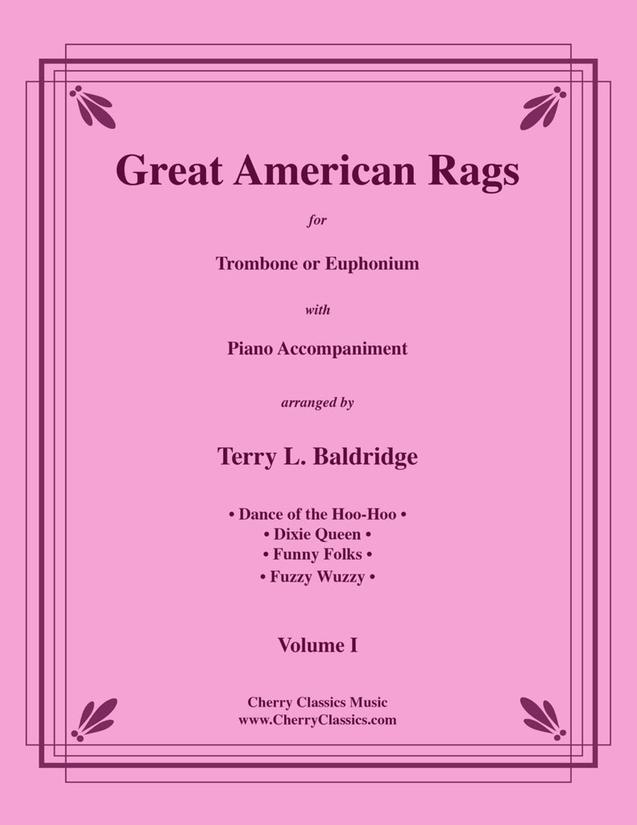 Great American Rags for Trombone or Euphonium & Piano Volume 1 Euphonium scores gallery preview page 1